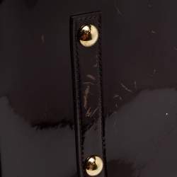 Pre Owned Louis Vuitton Amarante Monogram Vernis Alma GM Bag