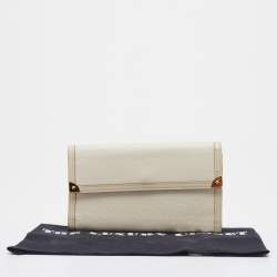Louis Vuitton White Suhali Leather Porte Tresor International Wallet