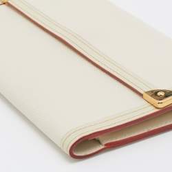 Louis Vuitton White Suhali Leather Porte Tresor International Wallet