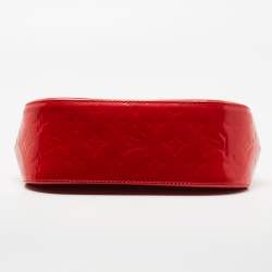 Pre Owned Louis Vuitton Rouge Grenadine Monogram Vernis Bellflower GM Bag