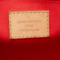 Pre Owned Louis Vuitton Rouge Grenadine Monogram Vernis Bellflower GM Bag