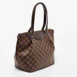 Pre Owned حقيبة لوى فيتون ويستمانستر كانفاس داميه إيبين متوسطة