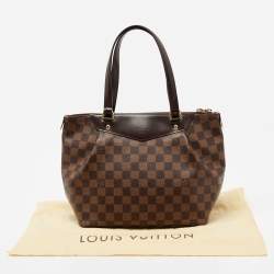 Pre Owned حقيبة لوى فيتون ويستمانستر كانفاس داميه إيبين متوسطة