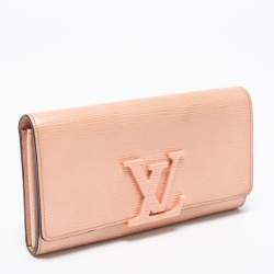 مملوكة مسبقًا Louis Vuitton Rose Nare Epi Leather Louise Wallet
