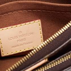 Pre Owned حقيبة إكسسوارات لوي فيتون مالتي كانفاس مونوغرامي بالرين روز