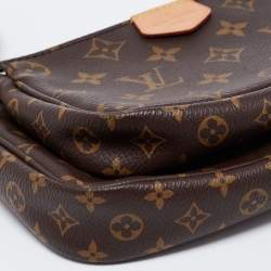 Pre Owned حقيبة إكسسوارات لوي فيتون مالتي كانفاس مونوغرامي بالرين روز