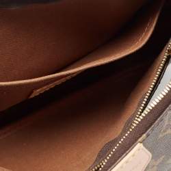 Pre Owned حقيبة إكسسوار لوي فيتون مالتي بوشيت كانفاس مونوغرامي 