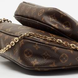 Pre Owned حقيبة إكسسوار لوي فيتون مالتي بوشيت كانفاس مونوغرامي 