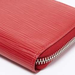 مملوكة مسبقًا Louis Vuitton Carmine Epi Leather Zippy Compact NM Wallet