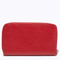 مملوكة مسبقًا Louis Vuitton Carmine Epi Leather Zippy Compact NM Wallet
