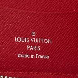 مملوكة مسبقًا Louis Vuitton Carmine Epi Leather Zippy Compact NM Wallet