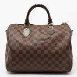 مملوكة مسبقًا Louis Vuitton Damier Ebene Canvas Speedy Bandouliere 30 Bag