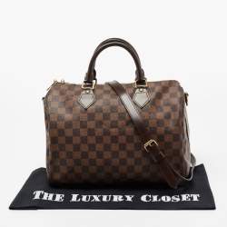 مملوكة مسبقًا Louis Vuitton Damier Ebene Canvas Speedy Bandouliere 30 Bag