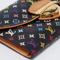 مملوكة مسبقًا محفظة لوي فيتون اوجيني كانفاس مونوغرامي أسود