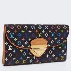 مملوكة مسبقًا محفظة لوي فيتون اوجيني كانفاس مونوغرامي أسود