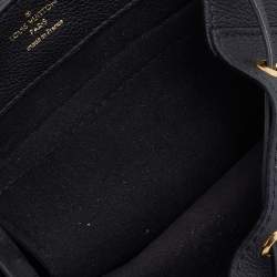 Pre Owned حقيبة ظهر لوي فيتون لوكمي جلد أسود