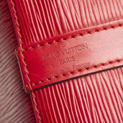 Pre Owned Louis Vuitton Red Epi Leather Petit Noe Bag