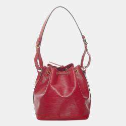 Pre Owned Louis Vuitton Red Epi Leather Petit Noe Bag