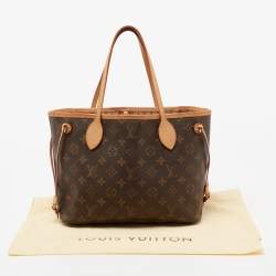 Pre Owned Louis Vuitton Monogram Canvas and Leather Neverfull PM Bag