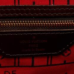 Louis Vuitton Damier Ebene Canvas Neverfull MM Bag