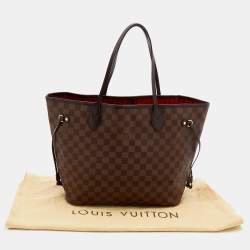 Louis Vuitton Damier Ebene Canvas Neverfull MM Bag
