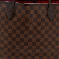 Louis Vuitton Damier Ebene Canvas Neverfull MM Bag