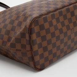 Louis Vuitton Damier Ebene Canvas Neverfull MM Bag
