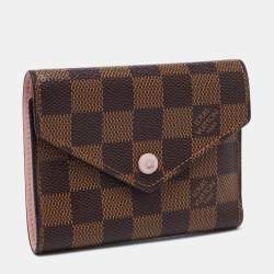 Louis Vuitton Rose Ballerine Monogram Canvas Victorine Wallet 