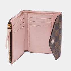 Louis Vuitton Rose Ballerine Monogram Canvas Victorine Wallet 