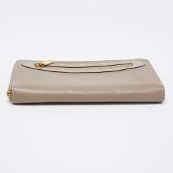 Louis Vuitton Grey Suhali Leather Zip Around Wallet