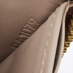 Louis Vuitton Grey Suhali Leather Zip Around Wallet