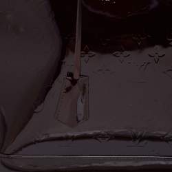 Pre Owned Louis Vuitton Amarante Monogram Vernis Alma GM Bag