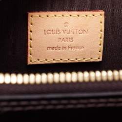 Pre Owned Louis Vuitton Amarante Monogram Vernis Alma GM Bag