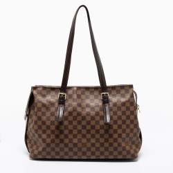 Pre Owned Louis Vuitton Damier Ebene Canvas Chelsea Bag