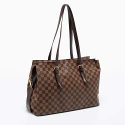 Pre Owned Louis Vuitton Damier Ebene Canvas Chelsea Bag