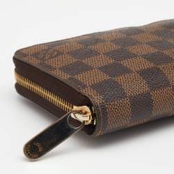 Pre Owned محفظة لوي فيتون كانفاس دامييه إيبين بسحاب