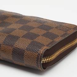 Pre Owned محفظة لوي فيتون كانفاس دامييه إيبين بسحاب
