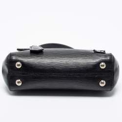 Pre Owned Louis Vuitton Black Epi Leather Cluny BB Bag