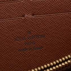 Pre Owned Louis Vuitton Monogram Canvas Zippy Wallet