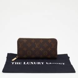Pre Owned Louis Vuitton Monogram Canvas Zippy Wallet