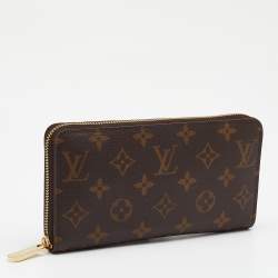 Pre Owned Louis Vuitton Monogram Canvas Zippy Wallet