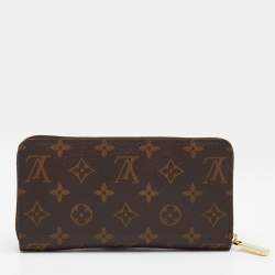 Pre Owned Louis Vuitton Monogram Canvas Zippy Wallet