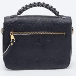 مملوكة مسبقًا حقيبة صغيرة لوي فيتون ميتيس جلد إمبرينت أسود