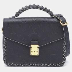 مملوكة مسبقًا حقيبة صغيرة لوي فيتون ميتيس جلد إمبرينت أسود