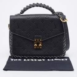 مملوكة مسبقًا حقيبة صغيرة لوي فيتون ميتيس جلد إمبرينت أسود