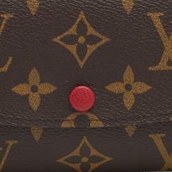 Pre Owned Louis Vuitton Monogram Canvas Emilie Wallet
