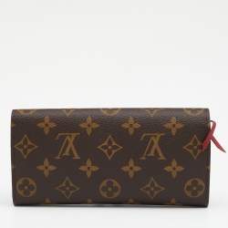 Pre Owned Louis Vuitton Monogram Canvas Emilie Wallet