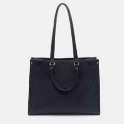 مملوكة مسبقًا Louis Vuitton Black Monogram Empriente Leather On The Go MM Bag