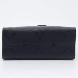 مملوكة مسبقًا Louis Vuitton Black Monogram Empriente Leather On The Go MM Bag