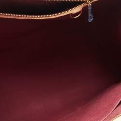 Pre Owned Louis Vuitton Rouge Fauviste Monogram Vernis Brea GM Bag